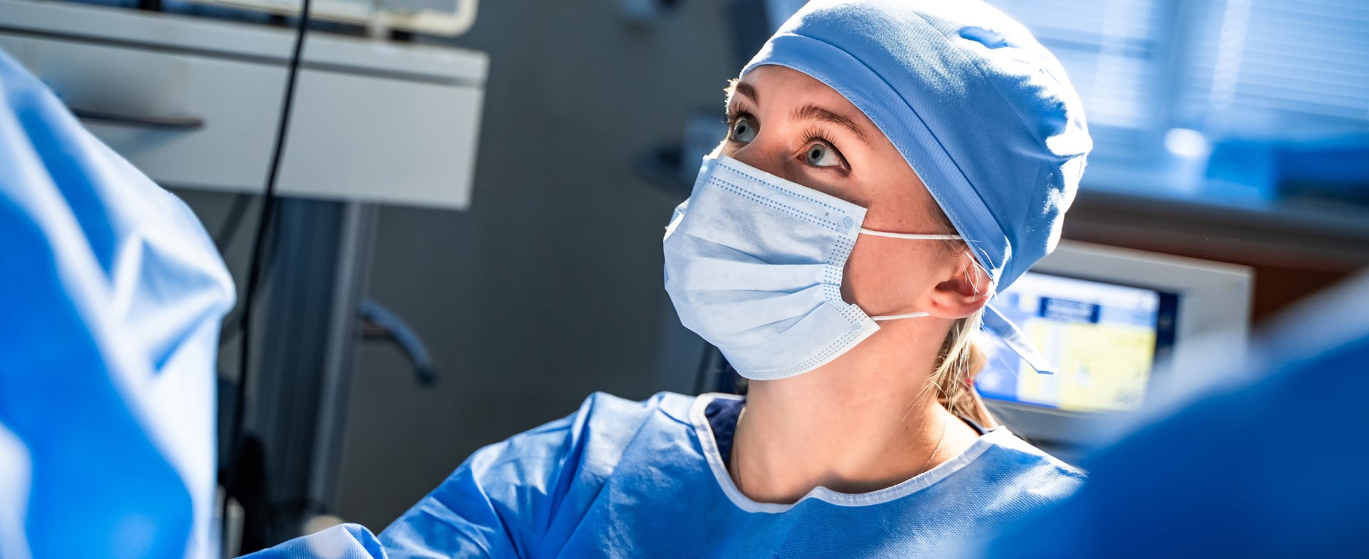 Anesthesiologist. Woman in OR.